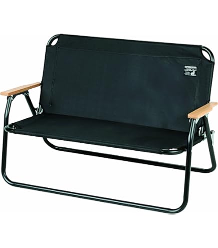 Amazon.co.jp: キャプテンスタッグ アルミ 背付きベンチ (グリーン) M